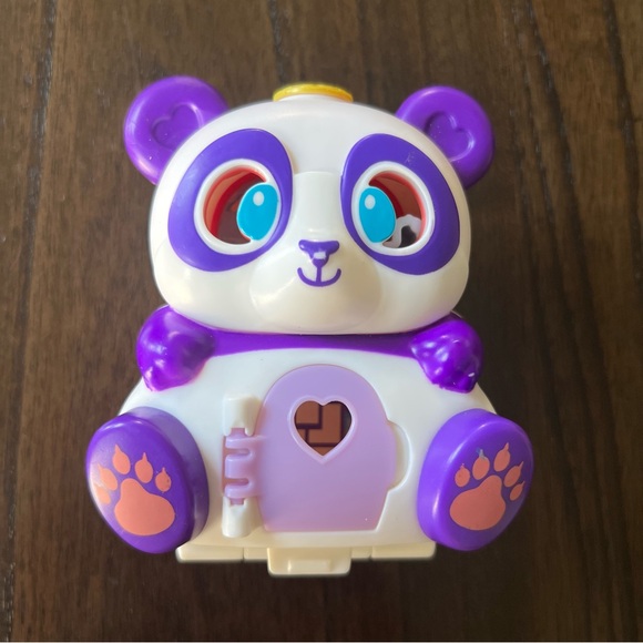 Purple and White Panda Polly Pocket - Picture 1 of 11
